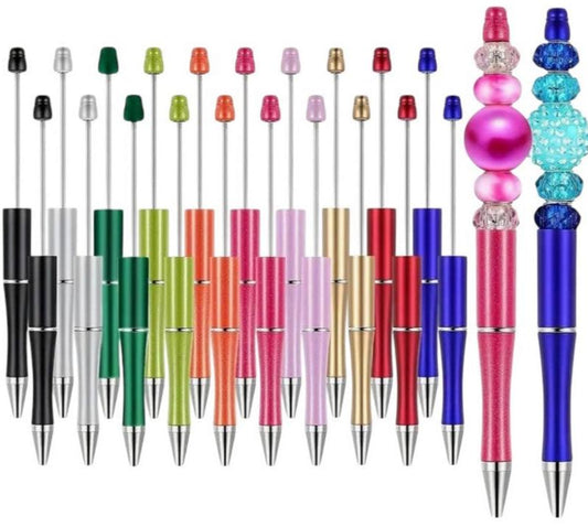 Customizable Beaded Pens for Crafting - DIY Charm and Bead Pens.