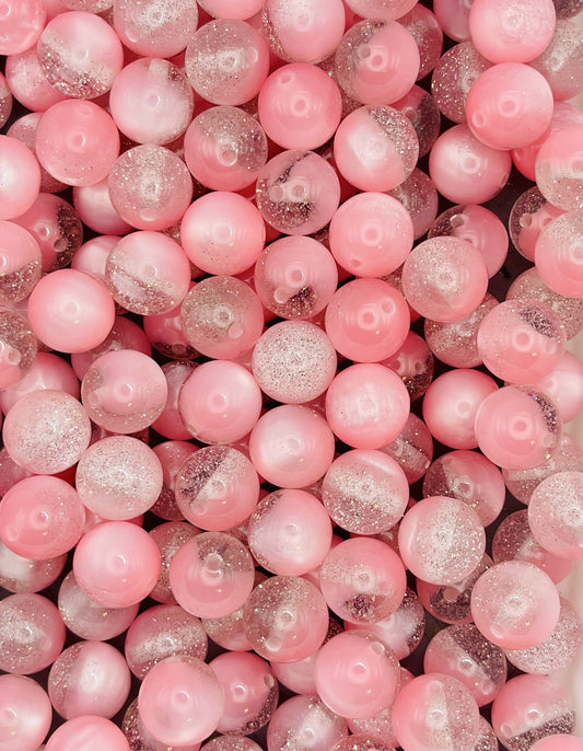 Glitter Cat Eye Beads – Create Your Own Custom Mix | Acrylic Sparkle Beads for Pens & DIY Jewelry