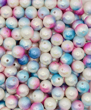 Pastel Wrinkle Pearl Beads