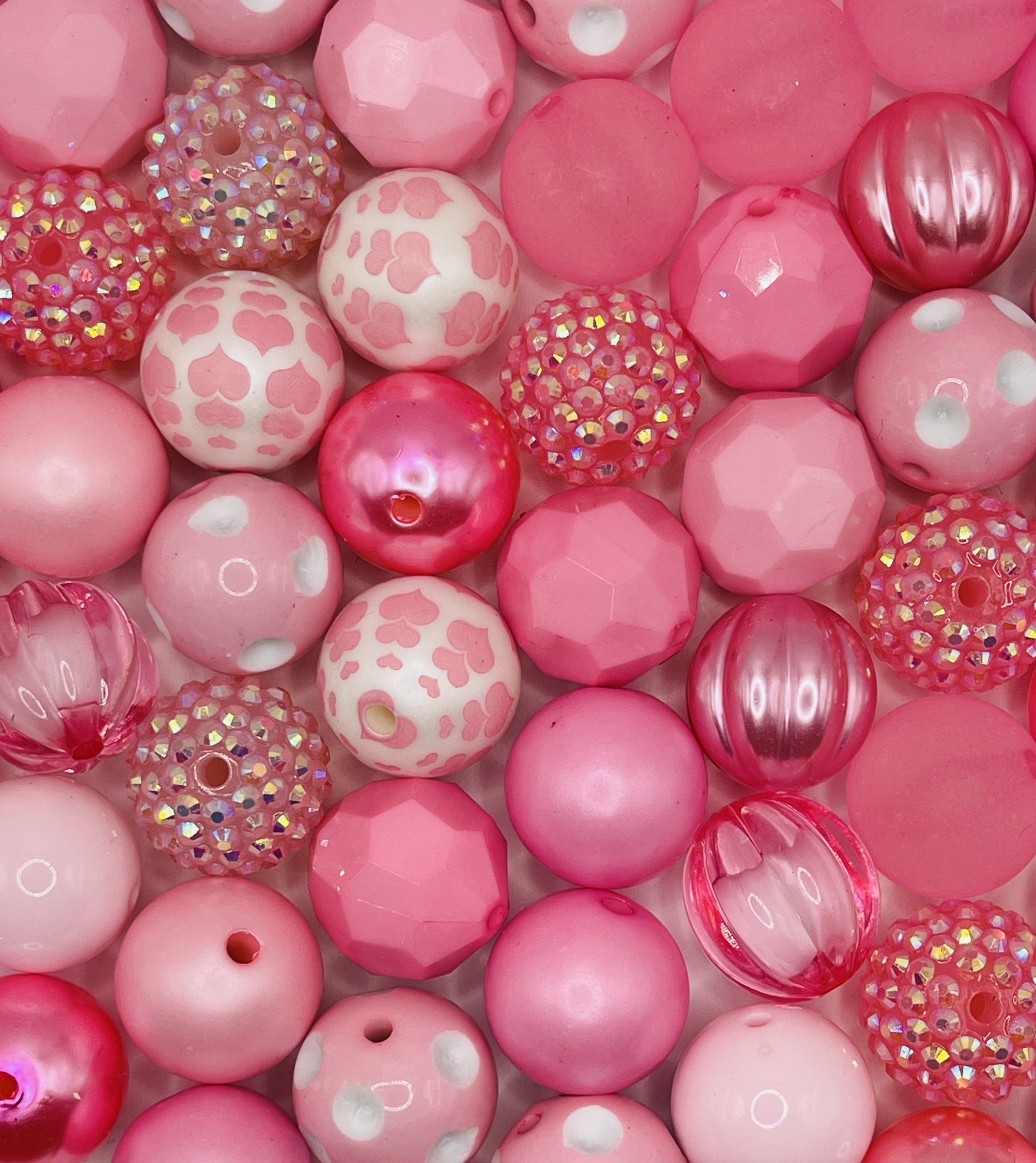 Pink Chunky Bead Assortment