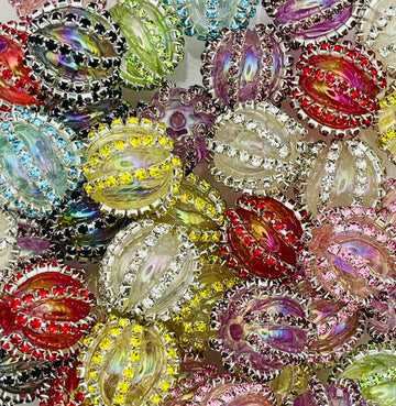 Rhinestone Pumpkin Beads – Sparkling Fall Statement Beads for Pens, Jewelry & DIY Crafts