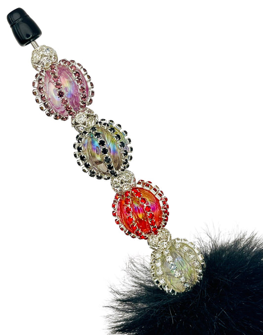 Rhinestone Pumpkin Beads – Sparkling Fall Statement Beads for Pens, Jewelry & DIY Crafts