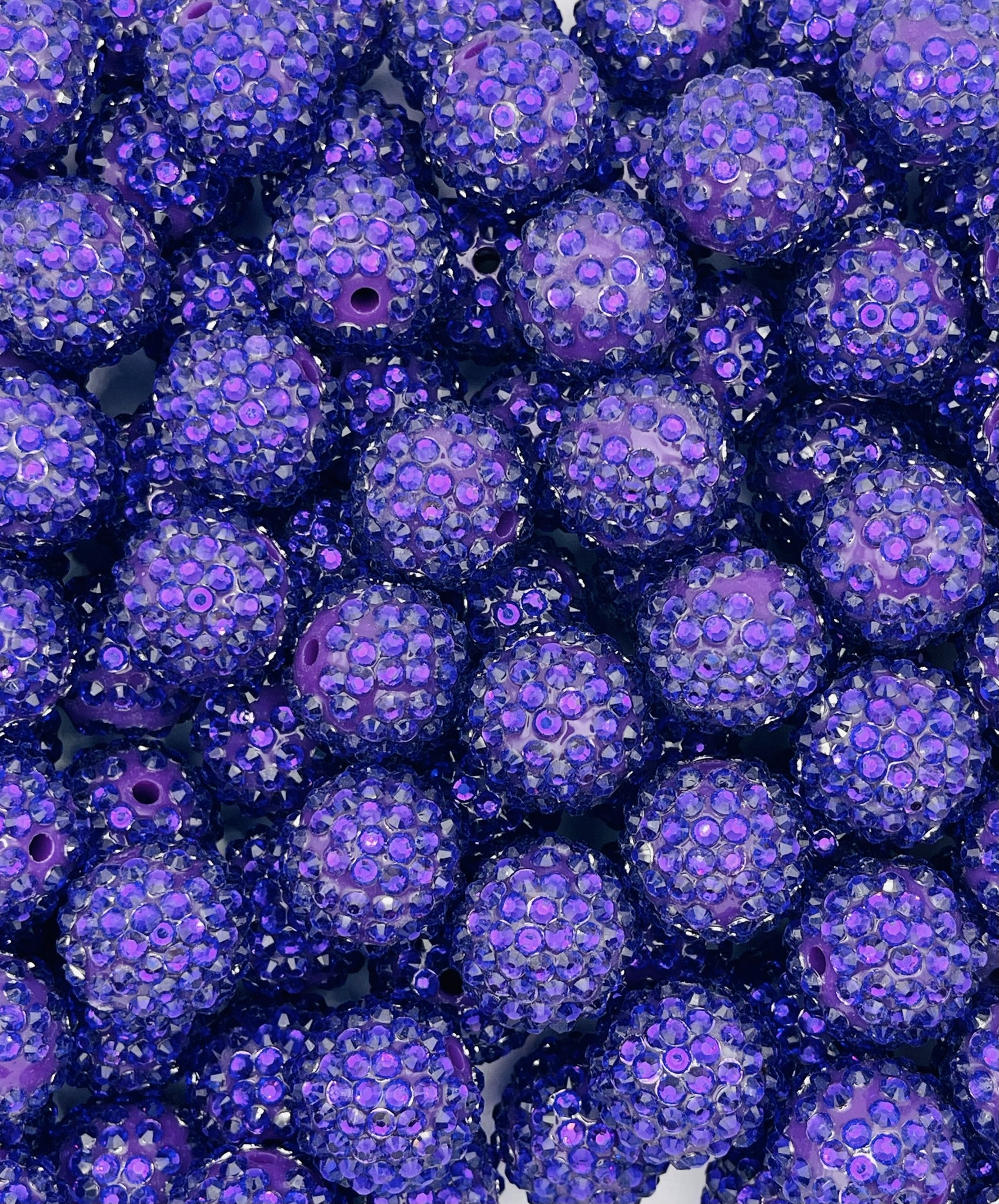 Purple Rhinestone Rounds | Bold Bling for Jewelry, Pens & Accessories!