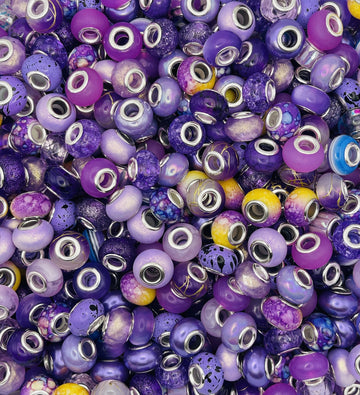 Purple Spacer Beads