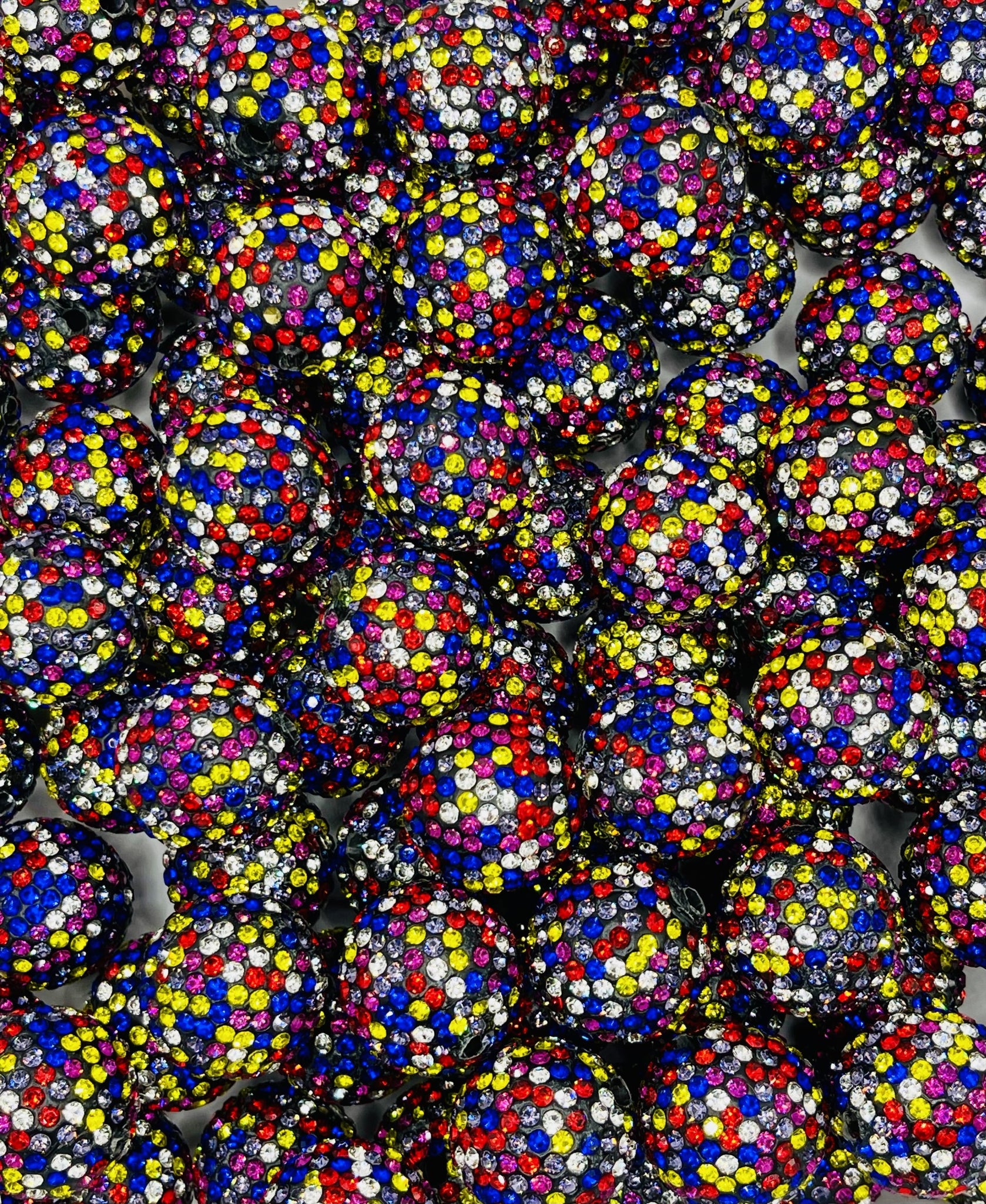 Multicolor Rhinestone Beads