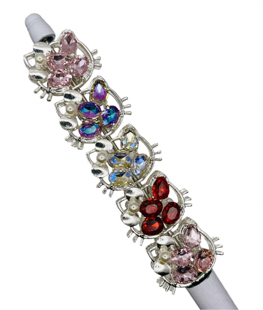 Rhinestone Cat Head!