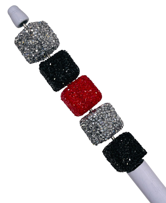 Rhinestone Cube Beads!