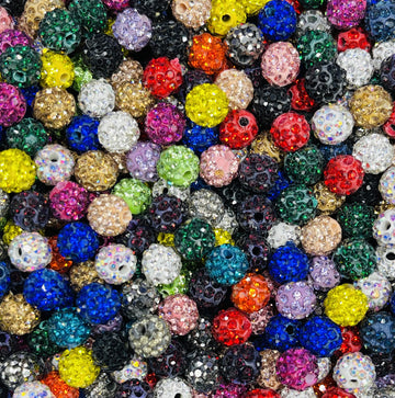 Solid Rhinestone Spacers - approx. 60 Pcs