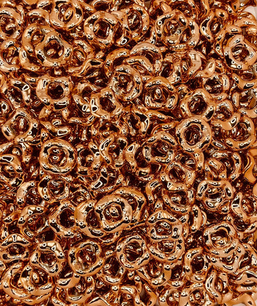 Rose Gold Wavy Spacer Beads – Fits Beadable Pens