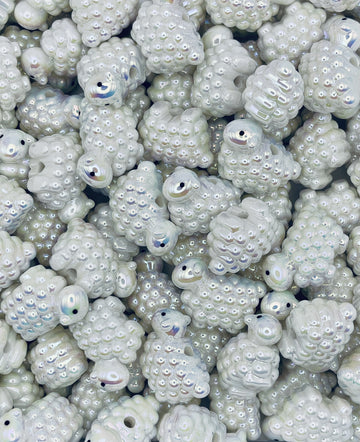 Pearl Iridescent Sheep Beads