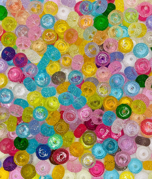 Shiny Wheel Spacer Bead Mix