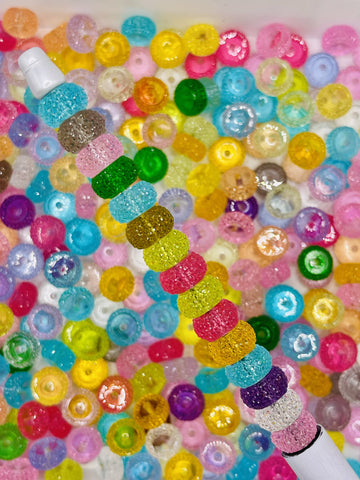 Shiny Wheel Spacer Bead Mix
