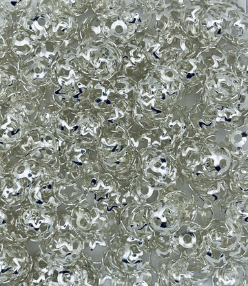 Silver Star Spacer Beads
