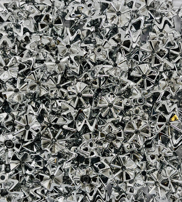 Silver ZigZag Spacer Beads