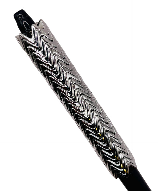 Silver ZigZag Spacer Beads