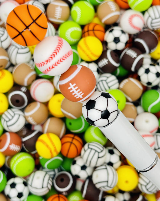 Sports Ball Bead Collection – Baseball, Basketball, Soccer & More!