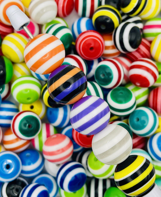 Striped Lollipop Beads