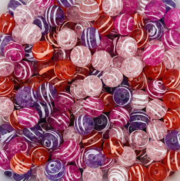 Swirl Crackle Beads