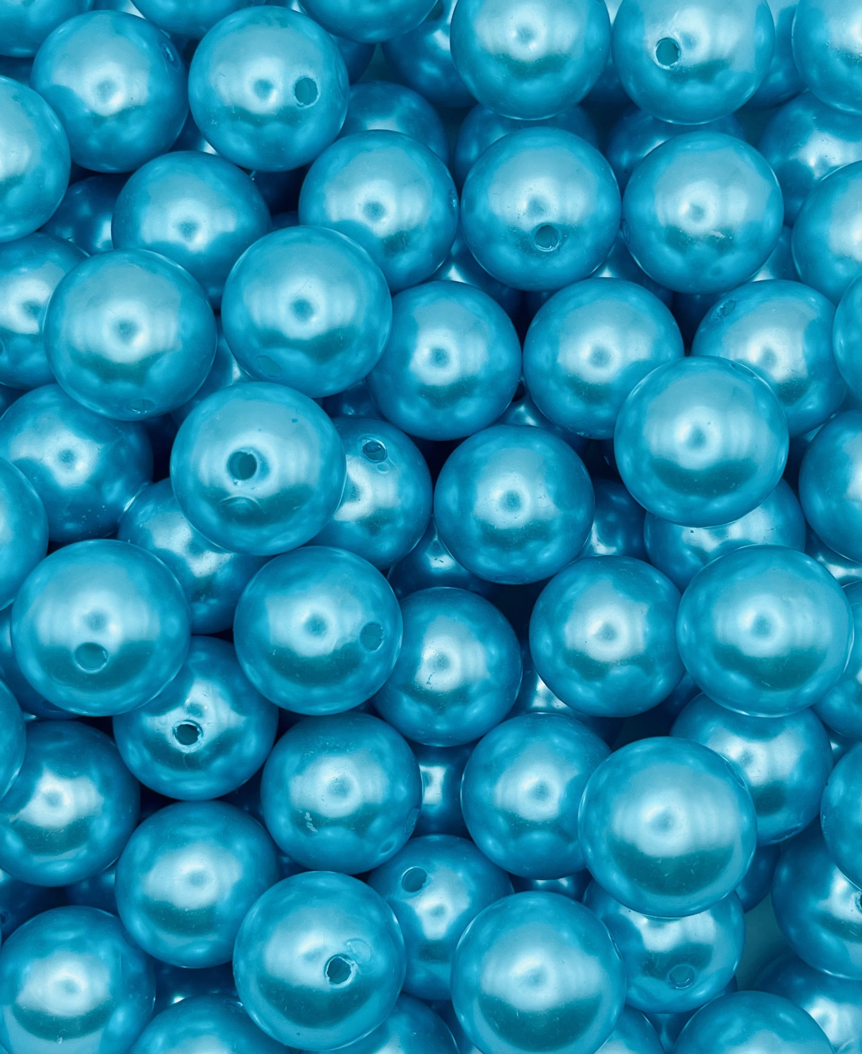 Glossy Faux Pearl Beads – 20mm Acrylic Rounds in Bold & Elegant Colors
