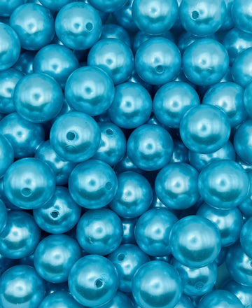Glossy Faux Pearl Beads – 20mm Acrylic Rounds in Bold & Elegant Colors