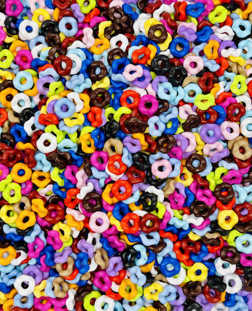 Tiny Wavy Spacer Beads – Colorful Mini Spacers for Jewelry & Crafts