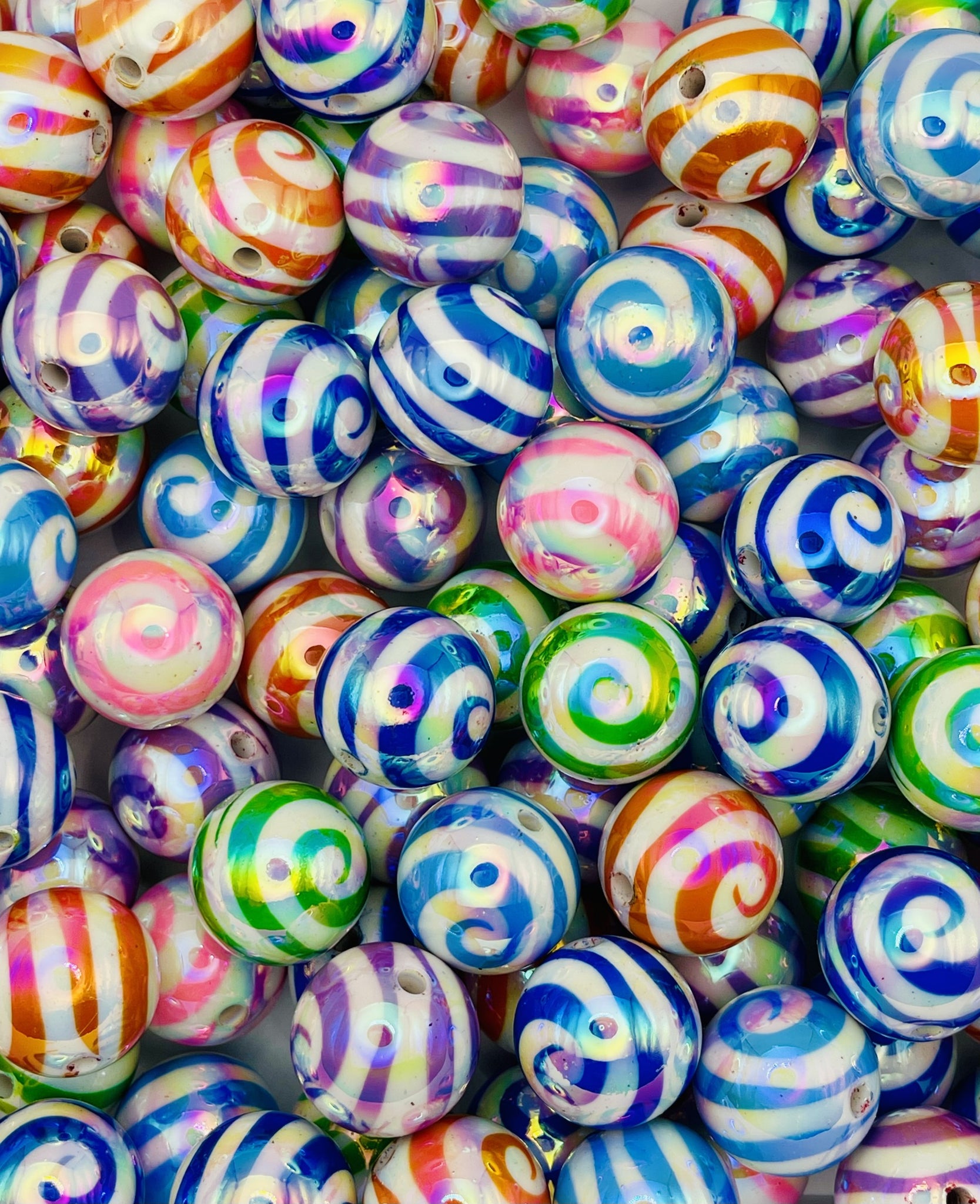 UV Striped Beads
