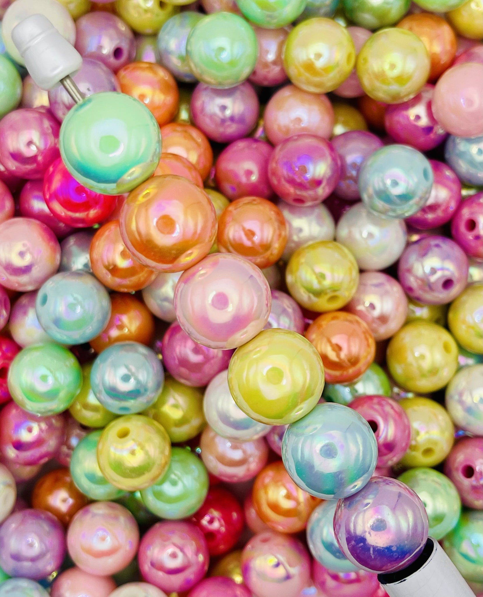UV Colorful Bubble Gum Beads