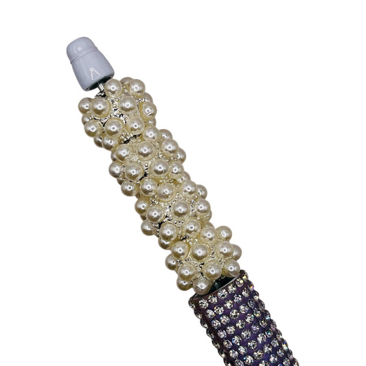 White Pearl Daisy Metal Spacer Beads!
