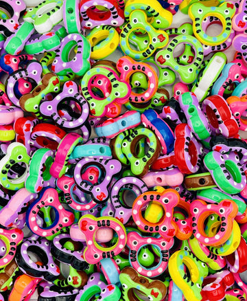 Animal Face Beads - Fun Acrylic Animal-Shaped Beads for Jewelry & Crafts