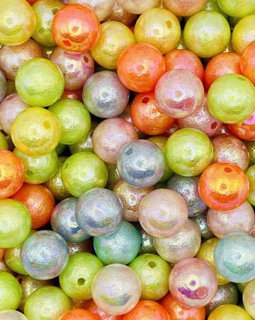 Bubblegum Pearl Bead Mix: Iridescent Elegance for Crafting