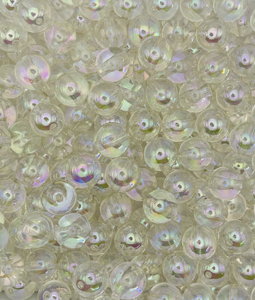Clear Iridescent Beads - Subtle Elegance for Crafting