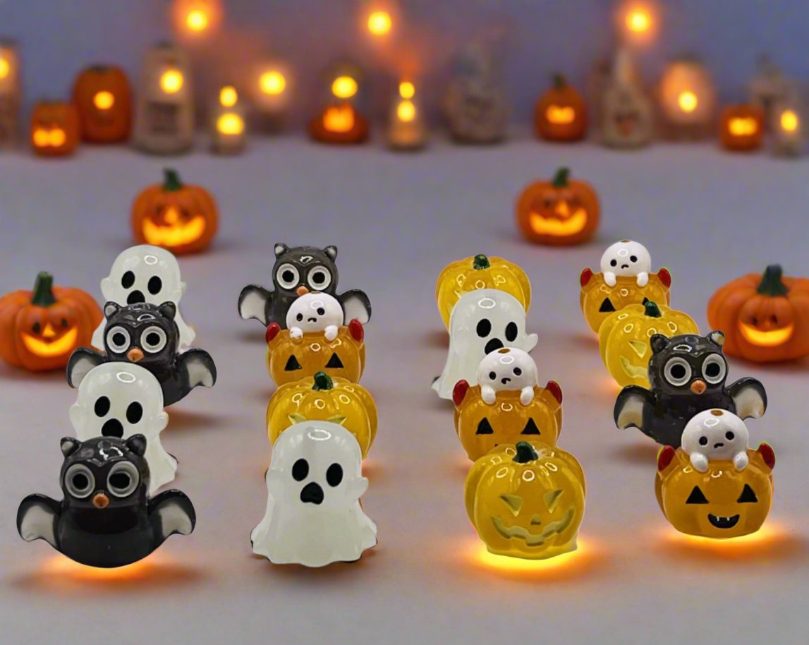 Spooky Glow in the dark Halloween Mini Figures!