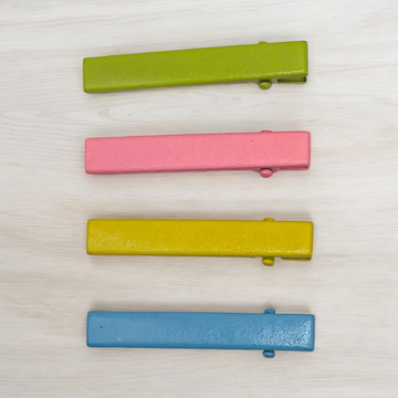 Vibrant Rectangular Hair Clips – Ideal for Styling & Decoden