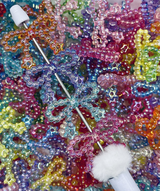 Jelly Knotted Bow Beads