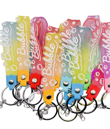 Bubble Silicone Keychain Straps - Colorful and Fun