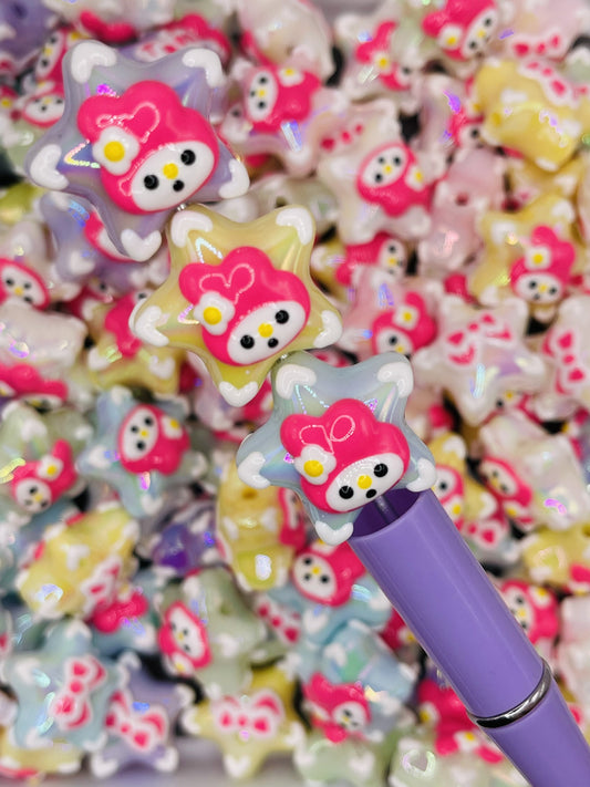 Hand-Painted Star Cuties Bead Mix